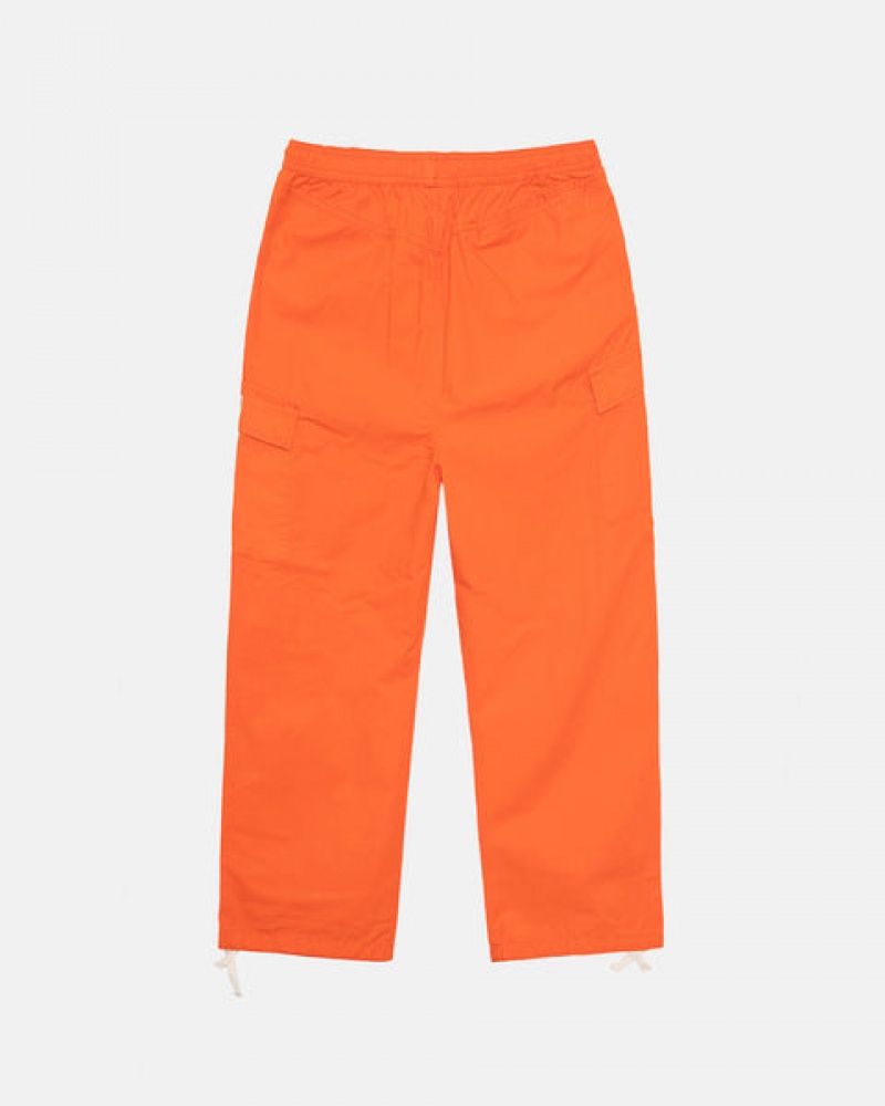 Orange Women's Stussy Ripstop Cargo Beach Pants Philippines | VOZ-6568