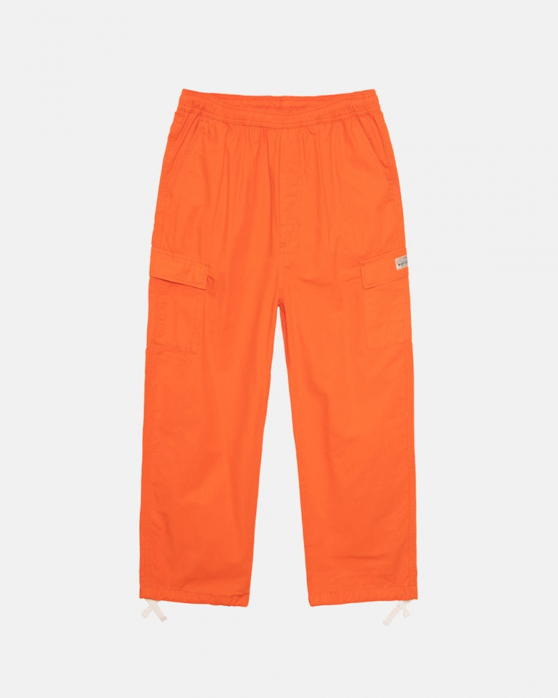 Orange Women\'s Stussy Ripstop Cargo Beach Pants Philippines | VOZ-6568