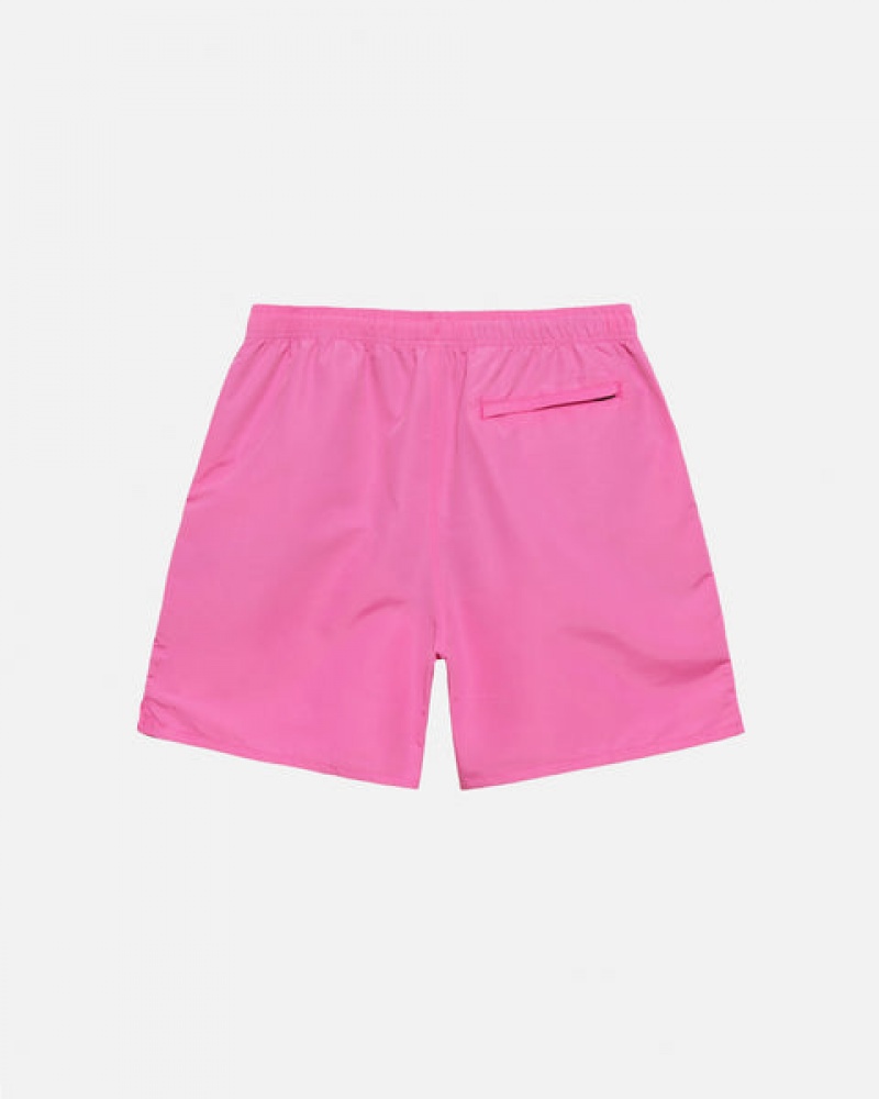 Pink Men's Stussy Stock Water Short Swimwear Philippines | TNB-0141