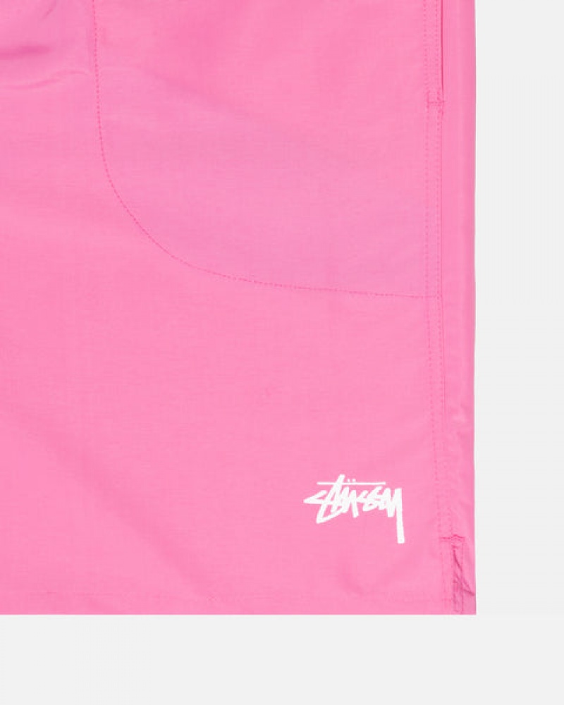 Pink Men's Stussy Stock Water Short Swimwear Philippines | TNB-0141