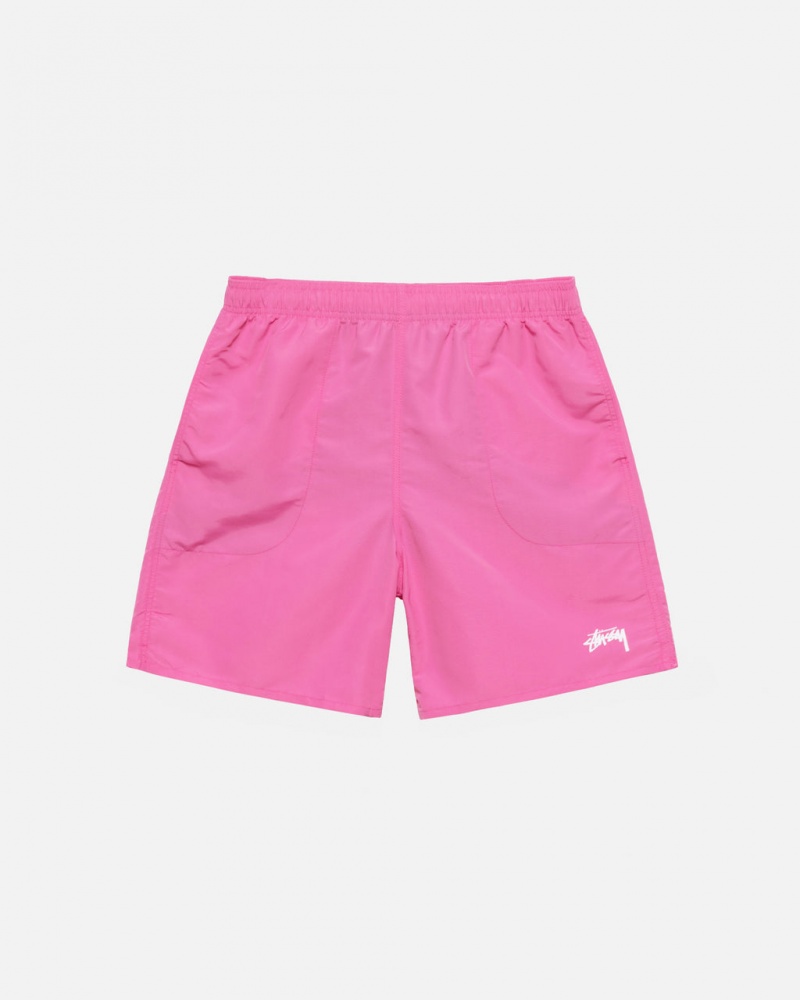 Pink Men\'s Stussy Stock Water Short Swimwear Philippines | TNB-0141