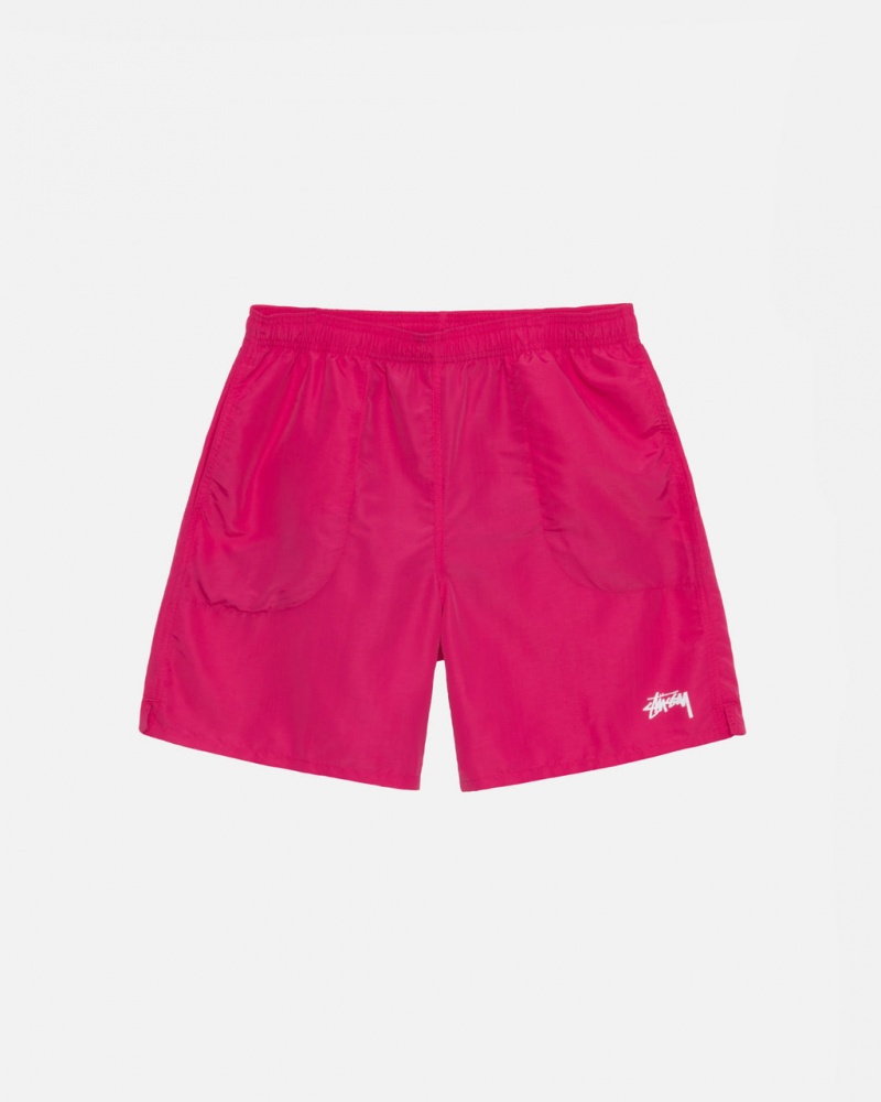 Pink Men\'s Stussy Water Short Stock Shorts Philippines | ACQ-1229