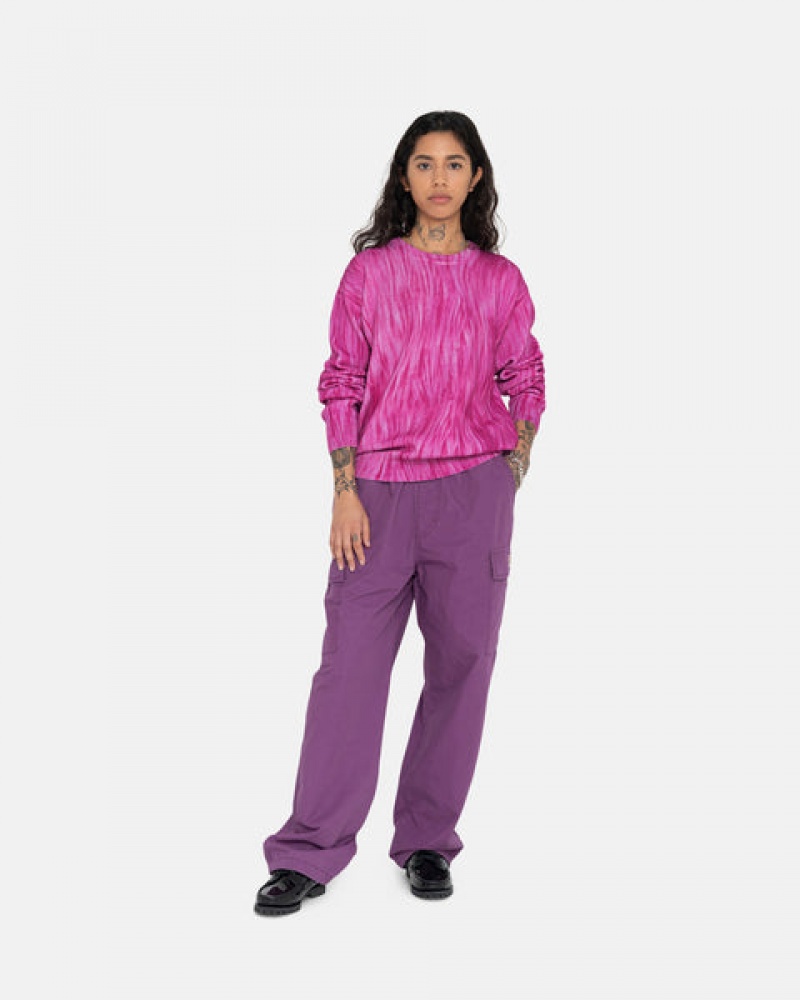 Purple Men's Stussy Ripstop Cargo Beach Pants Philippines | KMM-2460