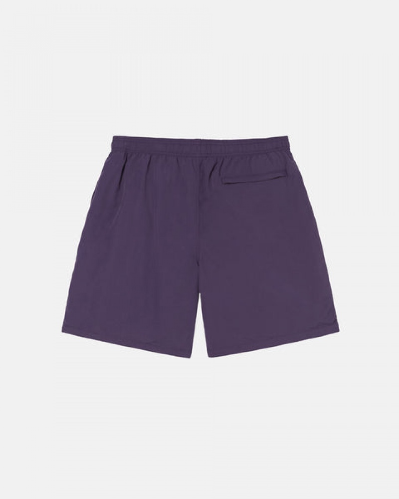 Purple Women's Stussy Curly S Water Short Swimwear Philippines | GEQ-7105