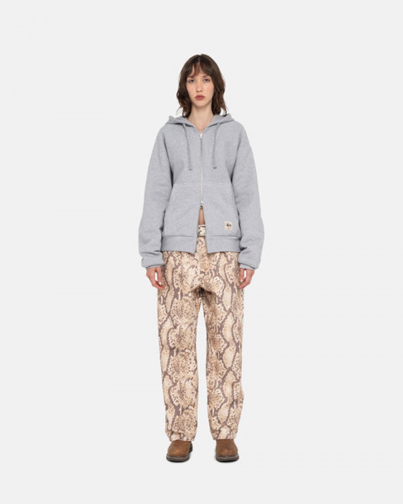 Snake Women's Stussy Big Ol' Jean Washed Canvas Pants Philippines | IED-3767