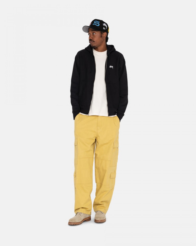 Yellow Men's Stussy Ripstop Surplus Cargo Pants Philippines | NTJ-0248