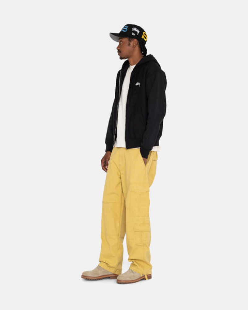 Yellow Men's Stussy Ripstop Surplus Cargo Pants Philippines | NTJ-0248