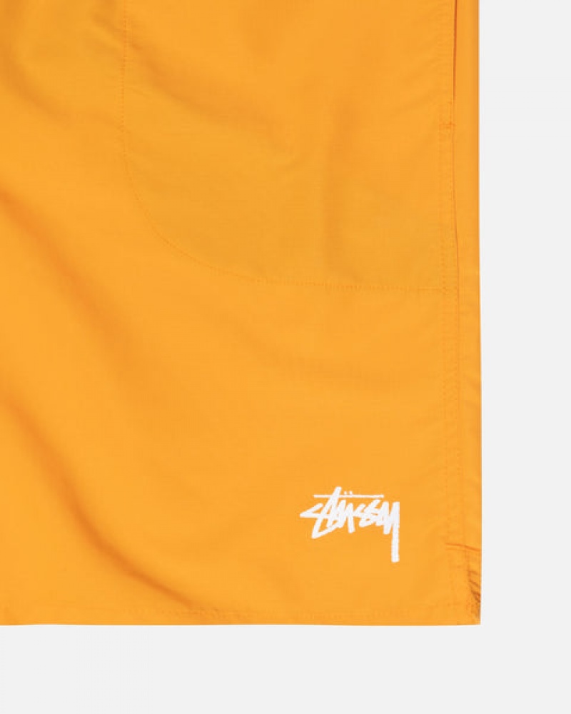 Yellow Men's Stussy Stock Water Short Swimwear Philippines | ZBR-8217