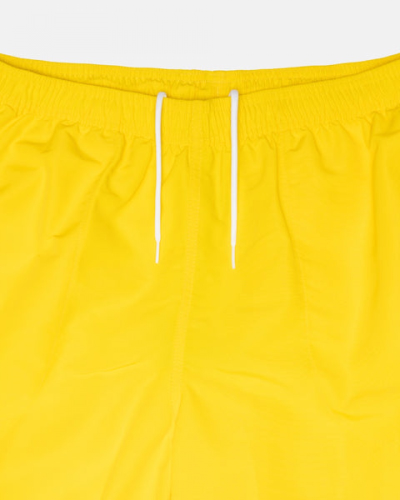 Yellow Men's Stussy Water Short Stock Shorts Philippines | AKZ-8498