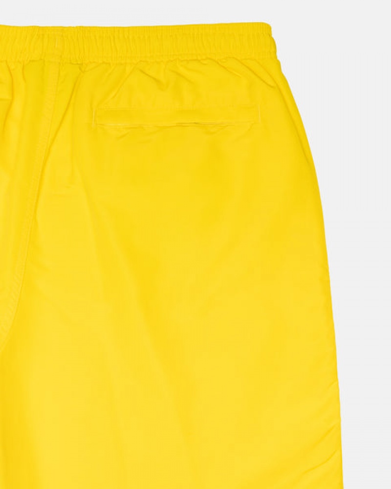 Yellow Men's Stussy Water Short Stock Shorts Philippines | AKZ-8498