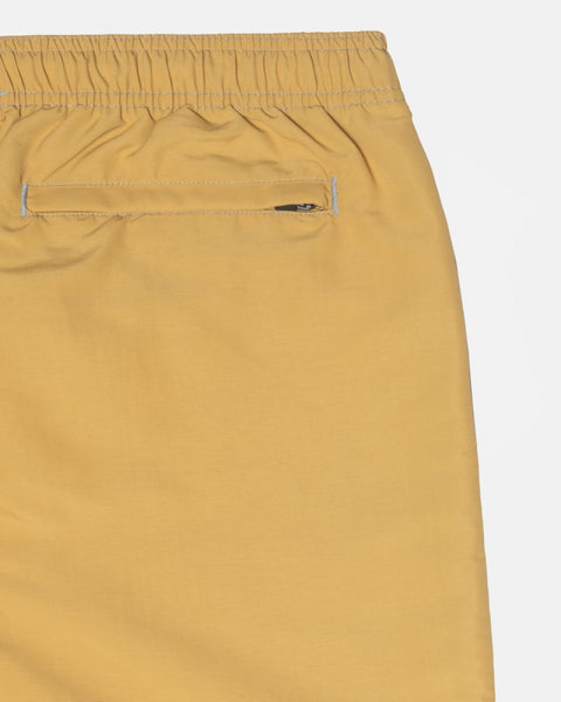 Yellow Women's Stussy Surfman Patch Water Short Swimwear Philippines | PQC-2860